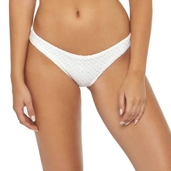 PQ Swim WHITE EYELET Full Bikini Bottom - Picture 3 of 10